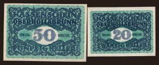 Oberhollanrunn, 20, 50 Heller, 1920