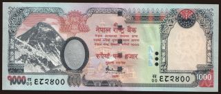 1000 rupees, 2010