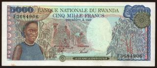 5000 francs, 1988