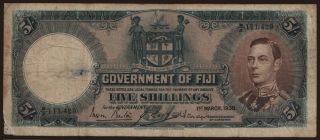 5 shillings, 1938