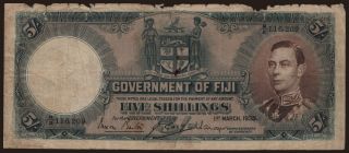 5 shillings, 1938