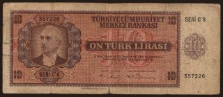 10 lira, 1942