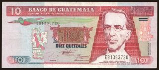 10 quetzales, 1994