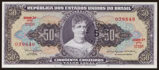 50 cruzeiros/ 5 centavos, 1966