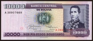 10.000 pesos / 1 centavo, 1987