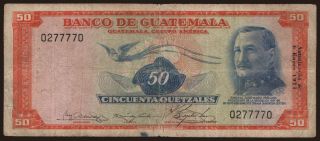 50 quetzales, 1971
