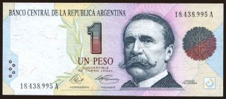 1 peso, 1992