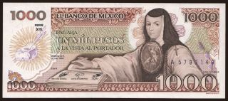 1000 pesos, 1985
