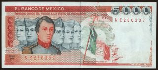 5000 pesos, 1985