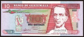10 quetzales, 1992