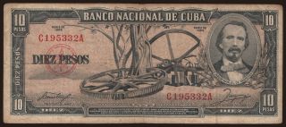 10 pesos, 1956