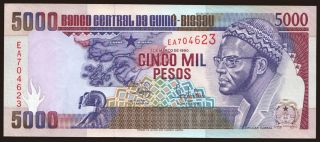 5000 pesos, 1990