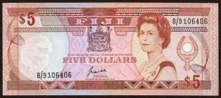 5 dollars, 1989