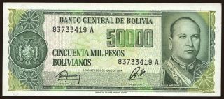 50.000 pesos / 5 centavos, 1987