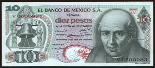 10 pesos, 1969
