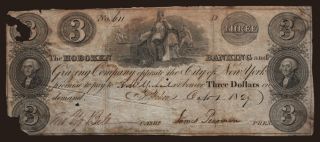 Hoboken, 3 dollars, 1827