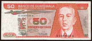 50 quetzales, 1987