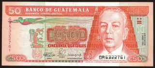 50 quetzales, 1990