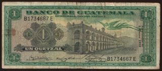 1 quetzal, 1972