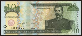 10 pesos, 2000