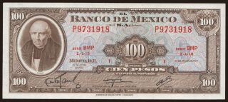 100 pesos, 1972