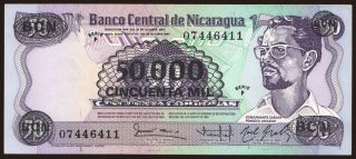 50.000 cordobas, 1987
