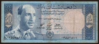 20 afghanis, 1961