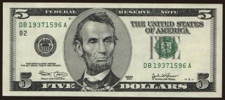 5 dollars, 2003