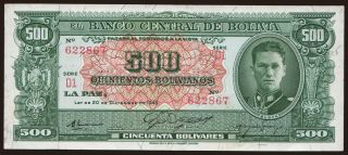 500 bolivianos, 1945