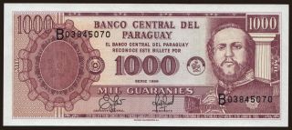 1000 guaranies, 1998