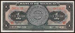 1 peso, 1961