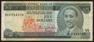 5 dollars, 1975
