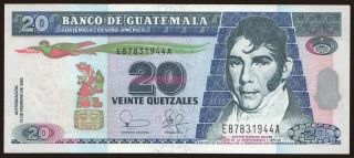 20 quetzales, 2003