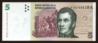 5 pesos, 2003, replacement