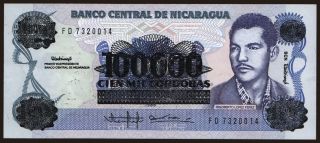 100.000 cordobas, 1989