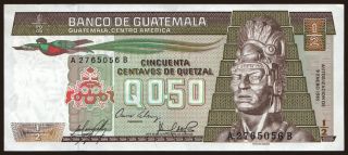 0.50 quetzal, 1985