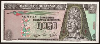0.50 quetzal, 1989