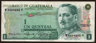 1 quetzal, 1976