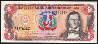 5 pesos, 1996