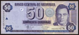 50 cordobas, 2002