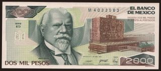 2000 pesos, 1989