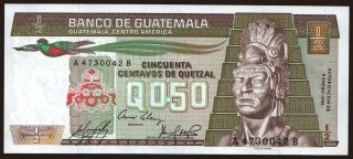 0.50 quetzal, 1985