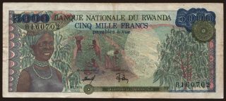 5000 francs, 1978