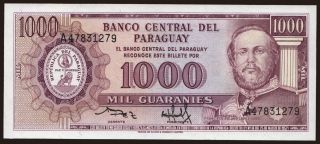 1000 guaranies, 1982