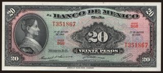 20 pesos, 1969