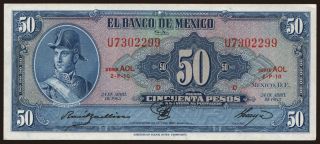 50 pesos, 1963