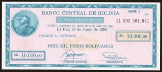 10.000 pesos, 1984