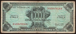 1000 lire, 1943