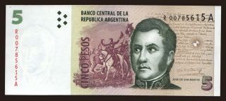 5 pesos, 2003, replacement