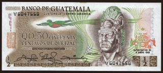 0.50 quetzal, 1982
